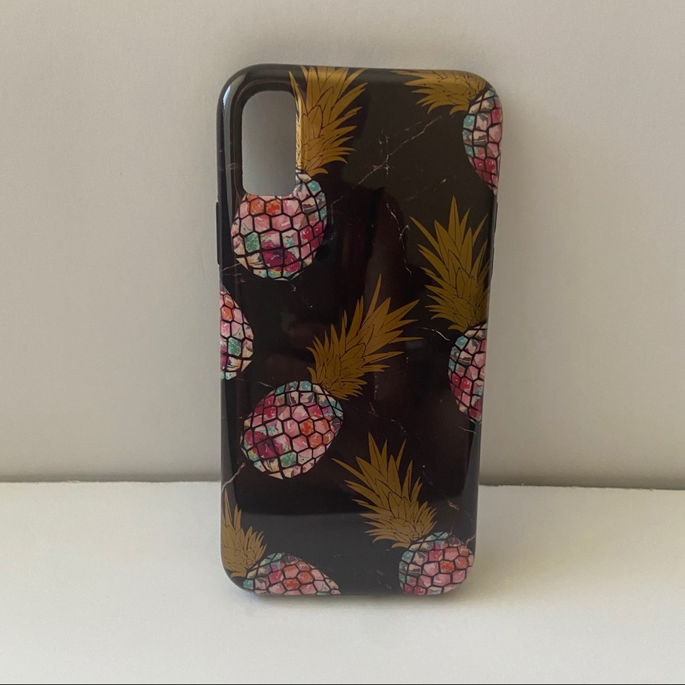 Iphone X Case Pineapple Black